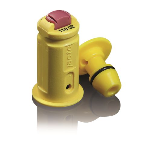 Bico pulv.leque AVI twin 11002 amarelo - 7823 Bico pulv.leque AVI twin 11002 amarelo - 7823