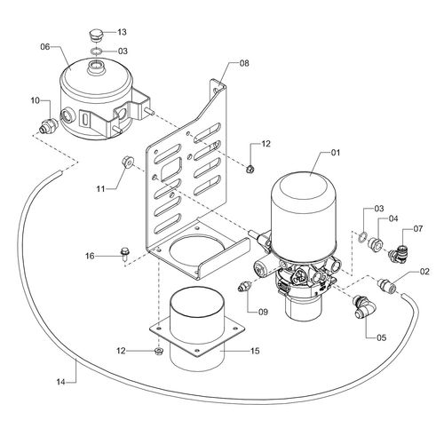 Módulo filtro secador 1225906 (CONJUNTO COMPLETO) Módulo filtro secador 1225906 (CONJUNTO COMPLETO)