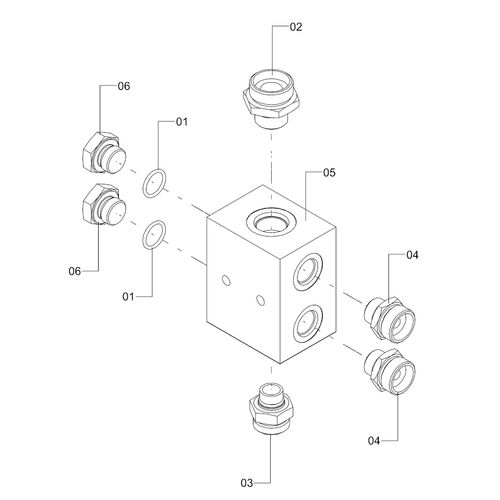 Conjunto bloco de dreno - 1239395 - VERSÃO - 2020/3-  -0