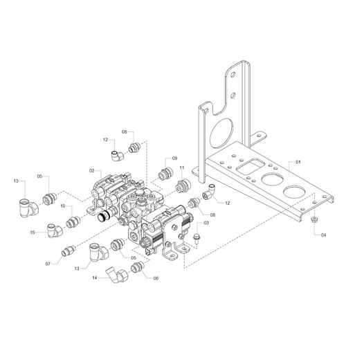 Comando hidráulico principal - montagem - 1240911 - VERSÃO - SAP-2017/3-  -0