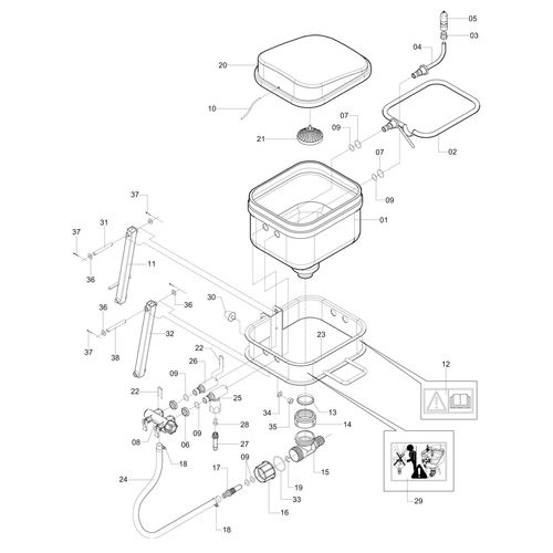 INCORPORADOR DE DEFENSIVO - RETANGULAR 1 893 (CONJUNTO COMPLETO) INCORPORADOR DE DEFENSIVO - RETANGULAR 1 893 (CONJUNTO COMPLETO)