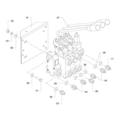 Comando hidráulico com niple - 1833 - VERSÃO - SAP-2013/11-01-0