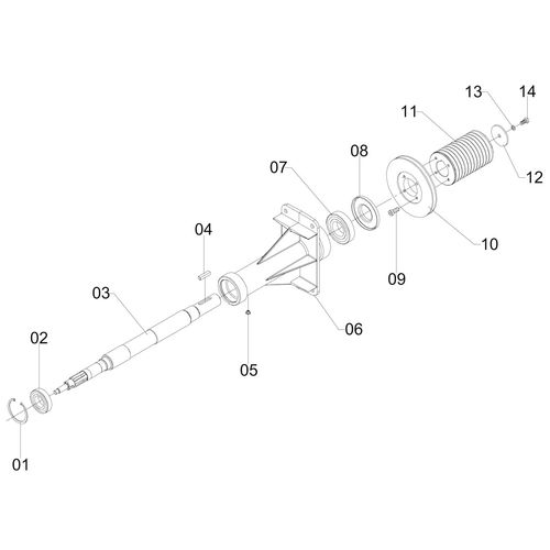MANCAL DO VENTILADOR P/ SP EXP. Ø 92 - 18415 - VERSÃO - SAP-2011/3-  -0