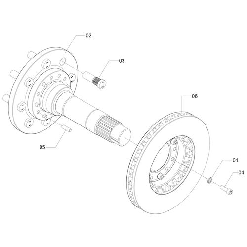 EIXO 368 COMPLETO 19462 (CONJUNTO COMPLETO)