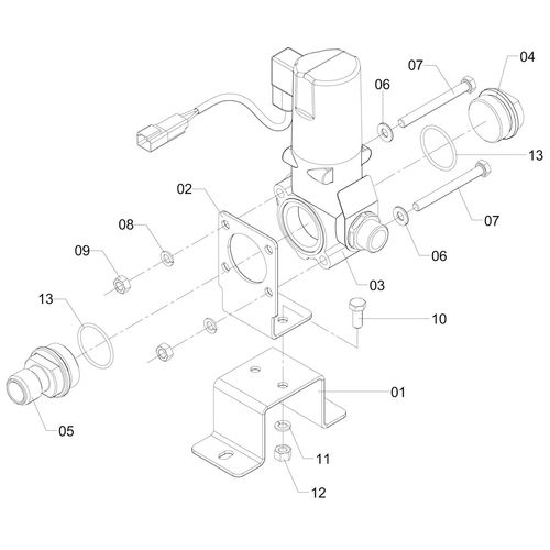 VALVULA BRAGLIA COMPLETA - DIREITA (CJ) - 21377 - VERSÃO - 2009/2-  -0