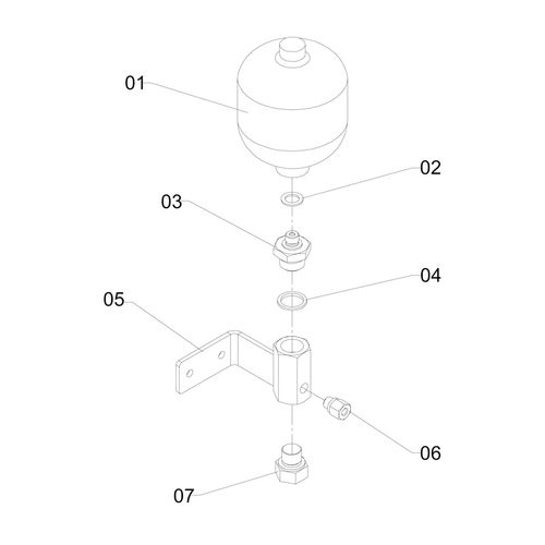 ACUMULADOR DO FREIO COMPLETO 23218 (CONJUNTO COMPLETO) ACUMULADOR DO FREIO COMPLETO 23218 (CONJUNTO COMPLETO)