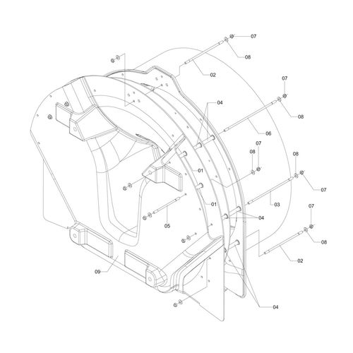 Defletor 3P 16972 (CONJUNTO COMPLETO) Defletor 3P 16972 (CONJUNTO COMPLETO)