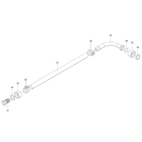 MANGUEIRA DA VALVULA VD AO INCORPORADOR 17426 (CONJUNTO COMPLETO)