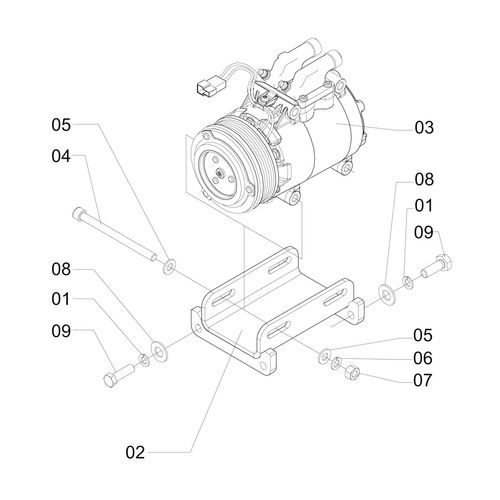KIT COMPRESSOR DO AR CONDICIONADO 27094 (CONJUNTO COMPLETO) KIT COMPRESSOR DO AR CONDICIONADO 27094 (CONJUNTO COMPLETO)