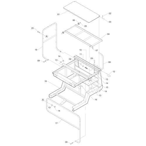 Plataforma dianteira e compl. ADV 2000 - 47134 - VERSÃO - SAP-2007/12-  -0