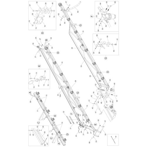 BARRA PULV.14M CN-AM/800 50D AGD 2V 69632 (CONJUNTO COMPLETO) BARRA PULV.14M CN-AM/800 50D AGD 2V 69632 (CONJUNTO COMPLETO)