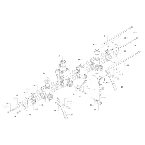 Comando Masterflow 2000 (Alavanca 2vias) 71860 (CONJUNTO COMPLETO) Comando Masterflow 2000 (Alavanca 2vias) 71860 (CONJUNTO COMPLETO)