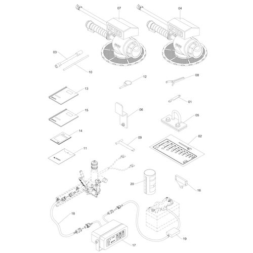 ARBUS 2000 CERRADO - CX ACESSÓRIOS 76678 (CONJUNTO COMPLETO) ARBUS 2000 CERRADO - CX ACESSÓRIOS 76678 (CONJUNTO COMPLETO)