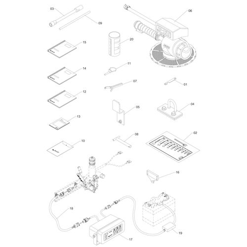 ARBUS 2000 SUPER EXPORT - CX ACESSÓRIOS 76793 (CONJUNTO COMPLETO) ARBUS 2000 SUPER EXPORT - CX ACESSÓRIOS 76793 (CONJUNTO COMPLETO)