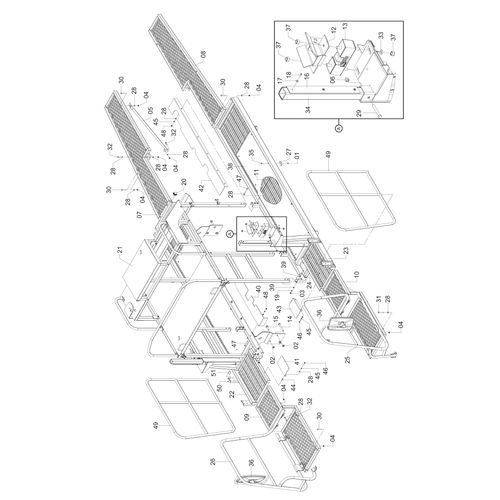 PLATAFORMA E COMPLEMENTOS 78005 (CONJUNTO COMPLETO)
