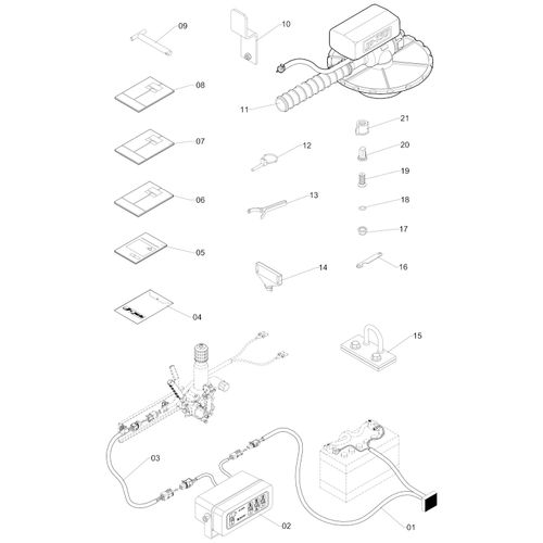 ARBUS 2000 EXP KIT PROLONG - CX ACESSÓRI 78120 (CONJUNTO COMPLETO)