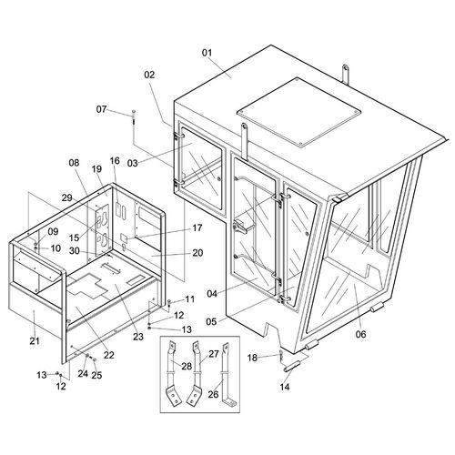 CABINE E COMPLEMENTOS 