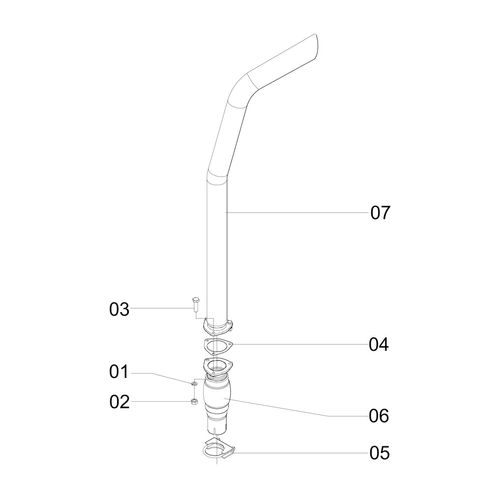 CONJUNTO DO ESCAPAMENTO COM FLEXÍVEL 81199 (CONJUNTO COMPLETO) CONJUNTO DO ESCAPAMENTO COM FLEXÍVEL 81199 (CONJUNTO COMPLETO)