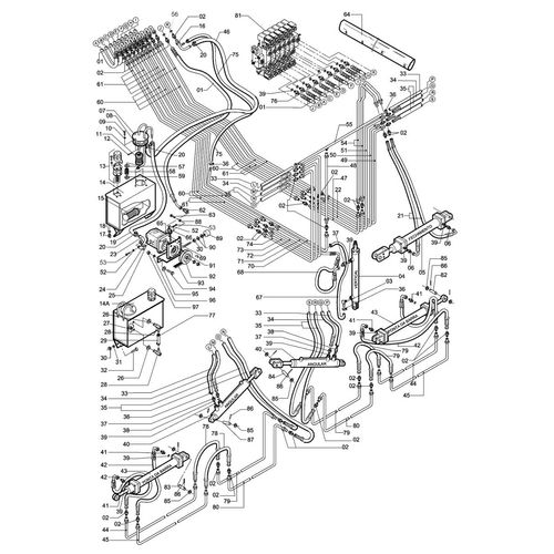 CIRCUITO HIDRAULICO - 82867 - VERSÃO - 1-0/0-  -0