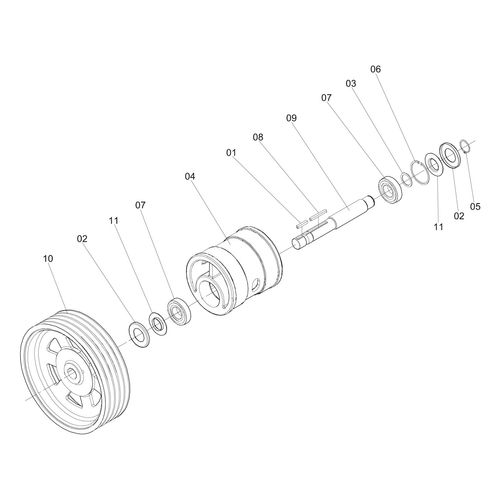 TRANSMISSAO MOTORA 84350 (CONJUNTO COMPLETO)