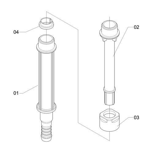Conjunto haste do lavador de embalagem 88237 (CONJUNTO COMPLETO) Conjunto haste do lavador de embalagem 88237 (CONJUNTO COMPLETO)