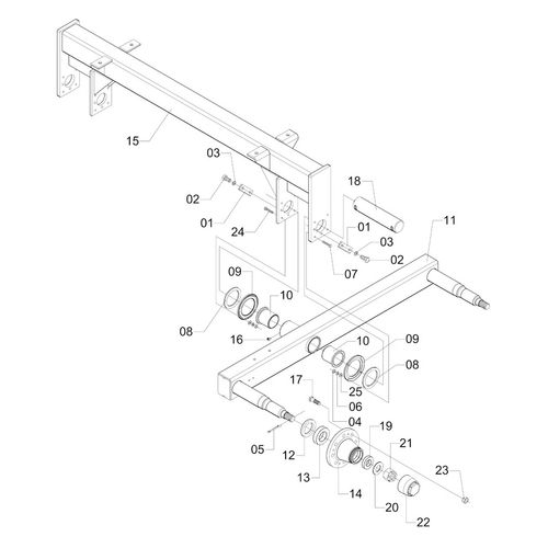 EIXO TANDEM NR. 9 - 92510 - VERSÃO - 0-0/0-  -1