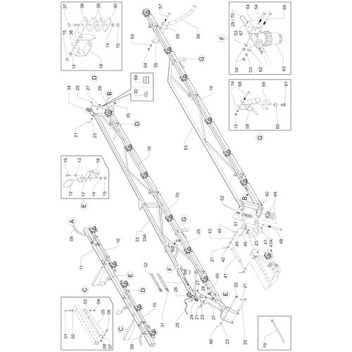 BARRA PULV.14M CN-AM/800 50 AGD 4V 99309 (CONJUNTO COMPLETO) BARRA PULV.14M CN-AM/800 50 AGD 4V 99309 (CONJUNTO COMPLETO)