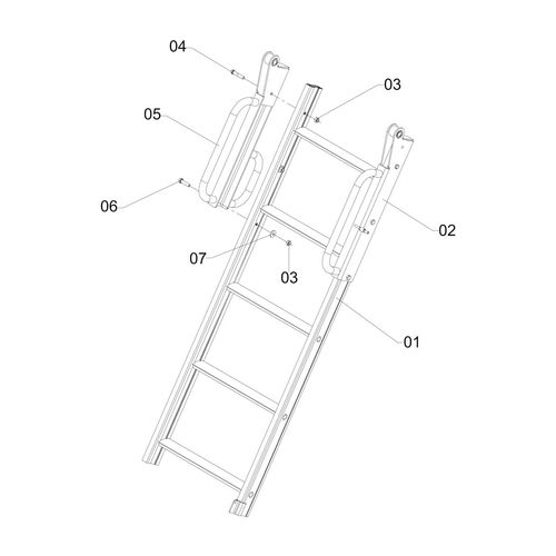 ESCADA DE ALUMINIO COMPLETA - 100651 - VERSÃO - SAP-2012/3-03-0