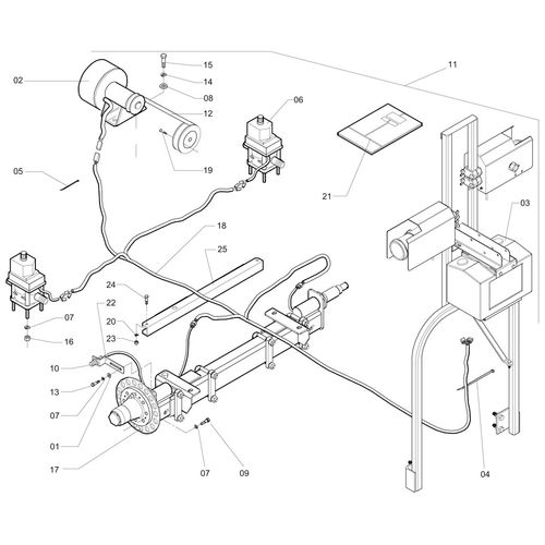 CIRCUITO ELETRICO SENSOR P/ ER-24 - 100958 - VERSÃO - SAP-2008/6-A -0