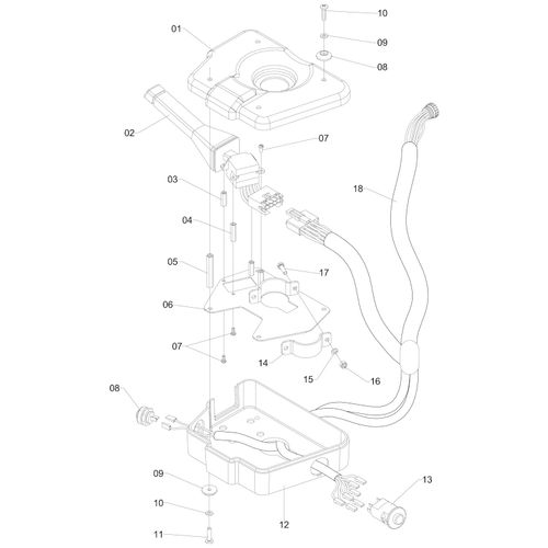 PAINEL DA COLUNA DE DIREÇAO 104348 (CONJUNTO COMPLETO)