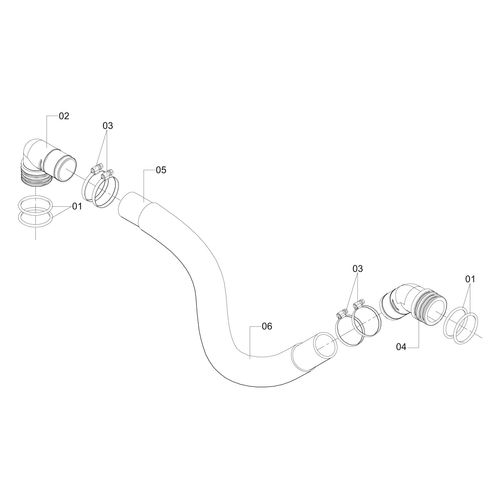 MANG. DE ABASTECIMENTO DO RESERVATÓRIO ( 113308 (CONJUNTO COMPLETO)