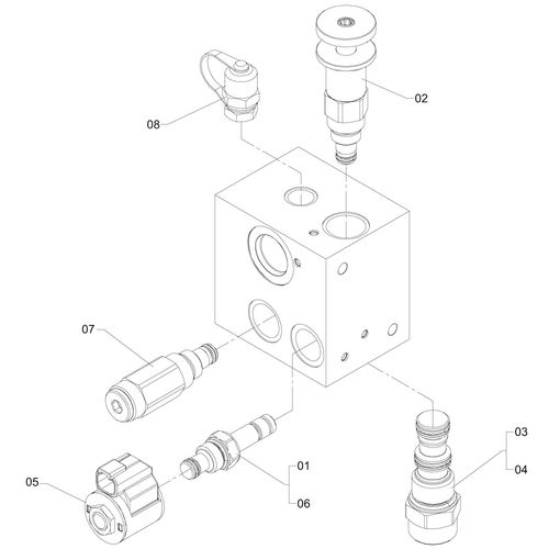 COMANDO HIDRÁULICO ELÉTRICO 50525 (CONJUNTO COMPLETO) COMANDO HIDRÁULICO ELÉTRICO 50525 (CONJUNTO COMPLETO)