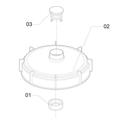 TAMPA COM RESPIRO 37374 (CONJUNTO COMPLETO) TAMPA COM RESPIRO 37374 (CONJUNTO COMPLETO)