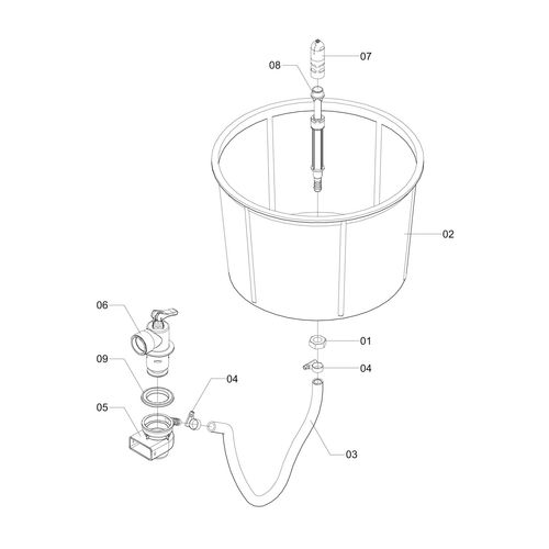 Lavador de embalagem NR.7 (CORAL/ARBUS) 134239 (CONJUNTO COMPLETO) Lavador de embalagem NR.7 (CORAL/ARBUS) 134239 (CONJUNTO COMPLETO)