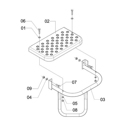 PLATAFORMA COM ESTRIBO 148882 (CONJUNTO COMPLETO) PLATAFORMA COM ESTRIBO 148882 (CONJUNTO COMPLETO)