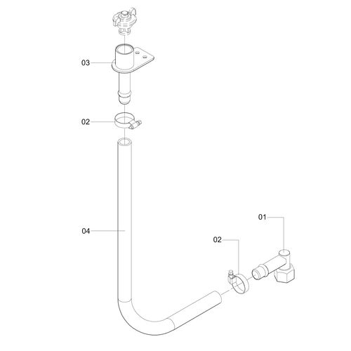 Mangueira de abastecimento da bomba 149344 (CONJUNTO COMPLETO) Mangueira de abastecimento da bomba 149344 (CONJUNTO COMPLETO)