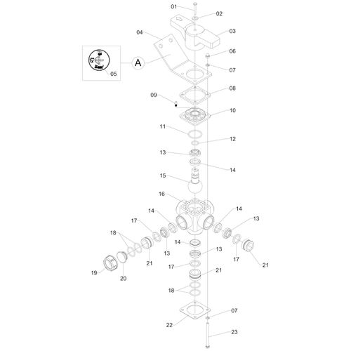 Válvula de 5 vias-modelo Válvula de 5 vias-modelo