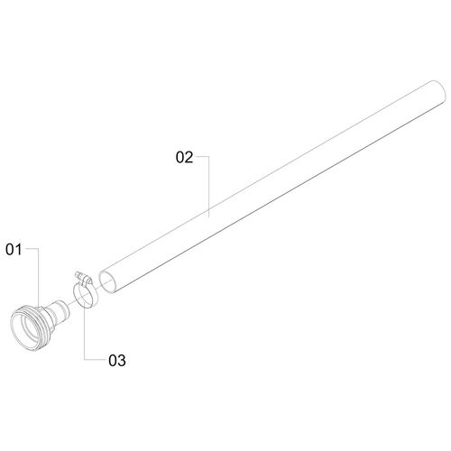 Mangueira do filtro ao reservatório 163154 (CONJUNTO COMPLETO) Mangueira do filtro ao reservatório 163154 (CONJUNTO COMPLETO)