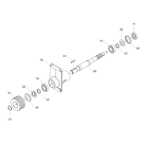 MANCAL DO VENTILADOR COMPLETO JS-600 164889 (CONJUNTO COMPLETO) MANCAL DO VENTILADOR COMPLETO JS-600 164889 (CONJUNTO COMPLETO)