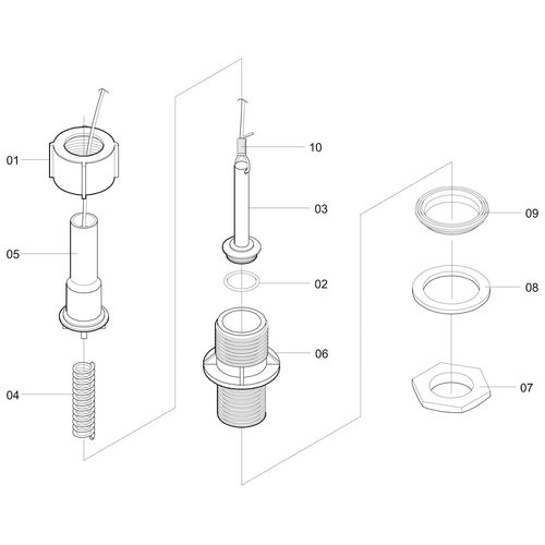 VALVULA TRANSFERE C/PORCA ZINCADA(A-500) - 169391 - VERSÃO - SAP-2010/10-  -0