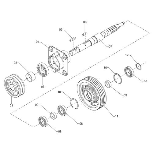 TRANSMISSAO MOTORA - 540 RPM - 177048 - VERSÃO - SAP-2010/9-  -0