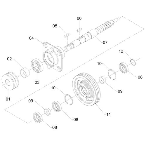 TRANSMISSAO MOTORA - 1100 RPM - 177113 - VERSÃO - SAP-2010/9-  -0