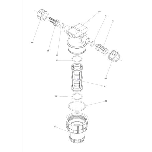 Filtro linha II malha 80 bico 1/2 e 3/4 Filtro linha II malha 80 bico 1/2 e 3/4