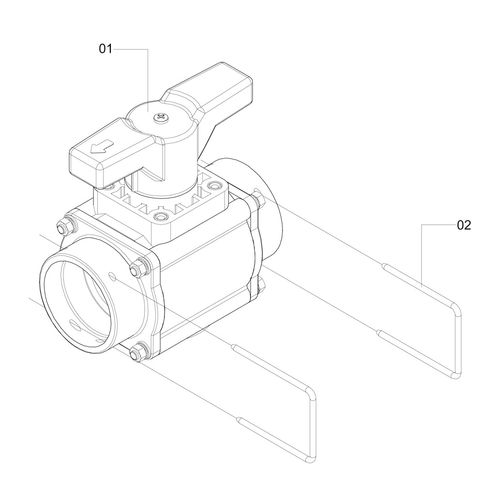 Válvula de 2 vias c/trava - 253732 - VERSÃO - SAP-2011/3-  -0