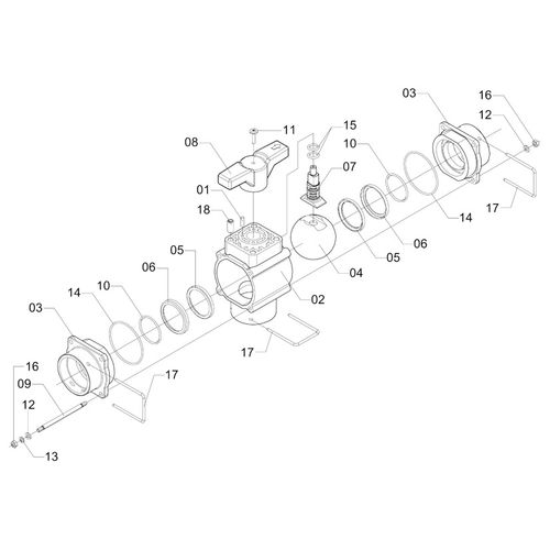 Válvula de 3 vias - 253740 - VERSÃO - SAP-2007/12-  -0