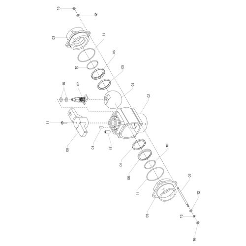 Válvula de 3 vias 253740 (CONJUNTO COMPLETO) Válvula de 3 vias 253740 (CONJUNTO COMPLETO)