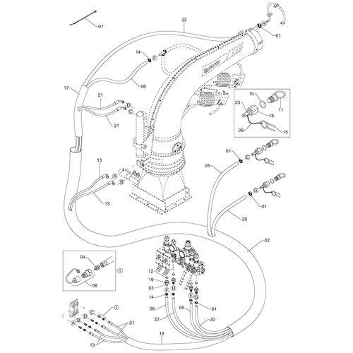 MANGUEIRA DO COMANDO AO RAMAL 265231 (CONJUNTO COMPLETO) MANGUEIRA DO COMANDO AO RAMAL 265231 (CONJUNTO COMPLETO)