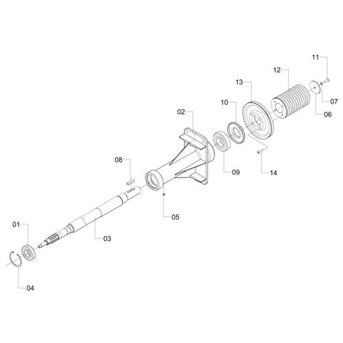 Mancal de rolamento número 27 265348 (CONJUNTO COMPLETO) Mancal de rolamento número 27 265348 (CONJUNTO COMPLETO)