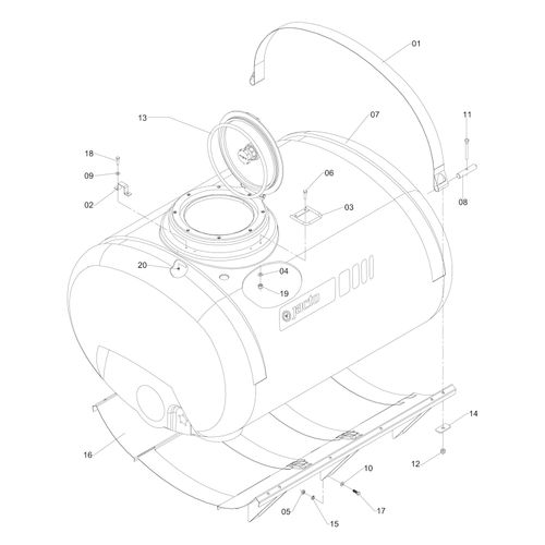 Reservatório para 2000 litros 270223 (CONJUNTO COMPLETO) Reservatório para 2000 litros 270223 (CONJUNTO COMPLETO)