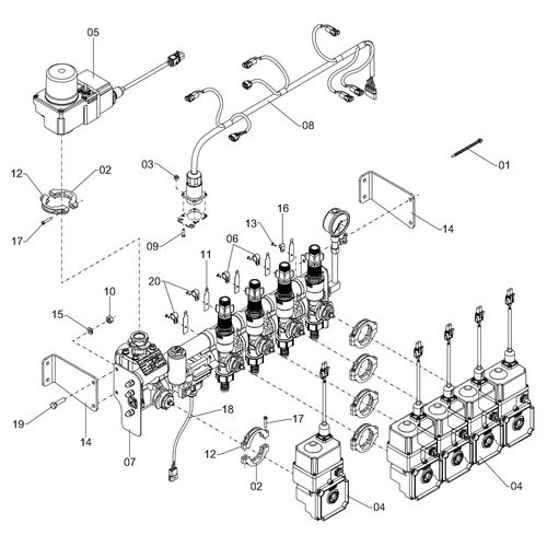 COMANDO MF-2000 EL+JSC 4 VIAS-ADVANCE 273870 (CONJUNTO COMPLETO) COMANDO MF-2000 EL+JSC 4 VIAS-ADVANCE 273870 (CONJUNTO COMPLETO)